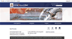 Desktop Screenshot of jimeradelibar.es